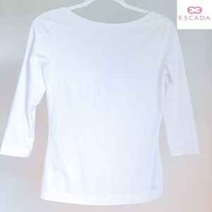 Escada White Top Size 36